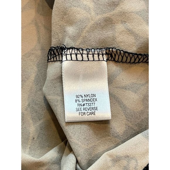 Croft & Barrow Women Floral Tank Top Sleeveless V Neck White Black Size Medium - Picture 6 of 7